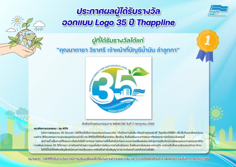 ประกาศชนะเลิศการประกวดโลโก้ 35 TL